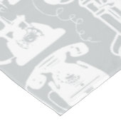 Retro Grey of om het even welk patroon van de Tele Tafelkleed (Gekanteld)