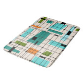 Retro Grid & Starbursts Bath Mat (Gekanteld)