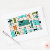 Retro Grid & Starbursts Stickers (Envelop)