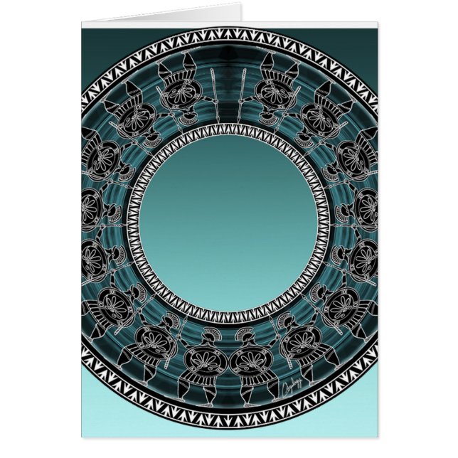 Retro Griekse schijf (Voorkant)