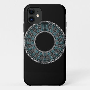 Retro Griekse schijf iPhone 11 Hoesje