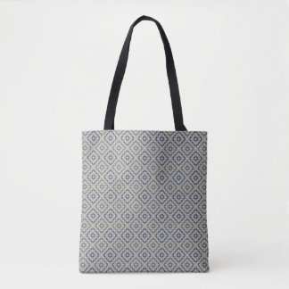 Retro grijze patroon tas