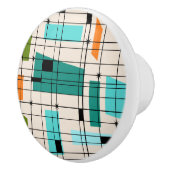 Rétro grille et bouton en céramique fait sur (Droite)