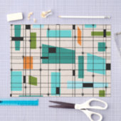 Rétro grille et papier de soie de soie de (Artisanat)