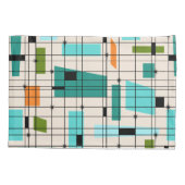 Rétro grille et taie d'oreiller de Starbursts (Dos)