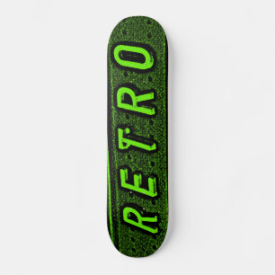 Retro - groen en zwart skateboard