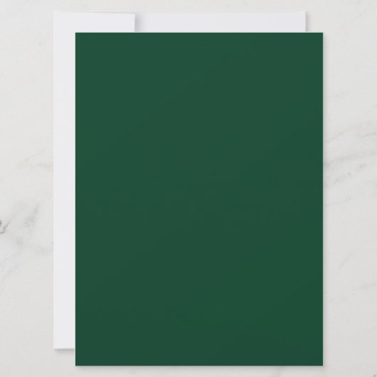 Retro Groen Handschrift Pizza Bar Tafelblad Teken Kaart (Achterkant)