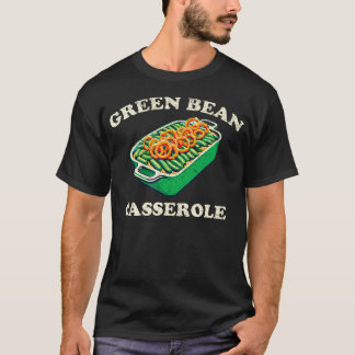 Retro groene bonencasserole bord Grappig T-shirt