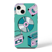 Retro groene mobiele telefoon Hoesje