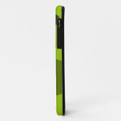 Retro groene stippen Case-Mate iPhone case (Achterkant/links)
