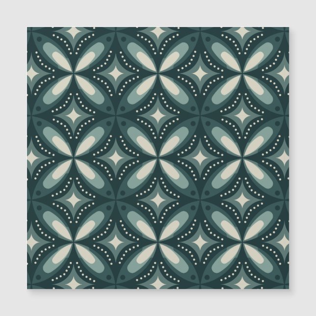 retro groene vormen (Voorkant)