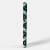 retro groene vormen Case-Mate iPhone case (Achterkant / Rechts)