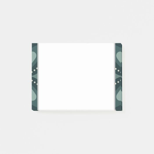 retro groene vormen post-it® notes (Voorkant)