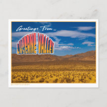 Retro Groet Van Lucerne Valley