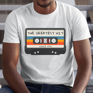  Retro Grootste Hit Cassettebandje Verjaardag T-shirt