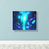 Retro Groove Converse Canvas Afdruk (Insitu (Houten vloer))