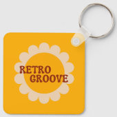 Retro Groove Keychain (Achterkant)