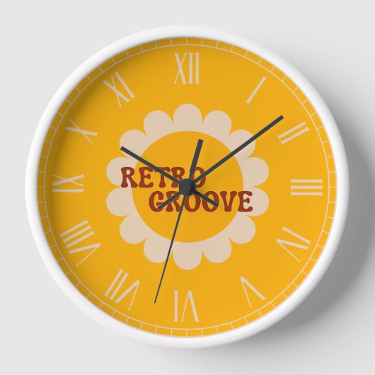 Retro Groove Klok (Voorkant)