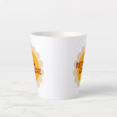 Retro Groove Latte Mug (Devant)