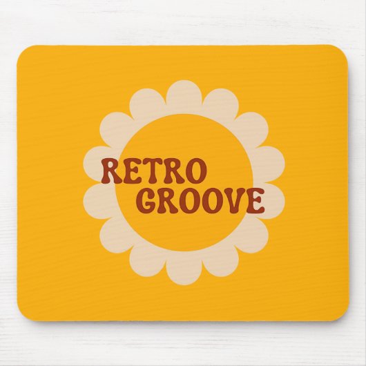 Retro Groove Muismat (Voorkant)