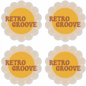 Retro Groove Sticker (Voorkant)