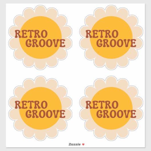 Retro Groove Sticker (Vel)