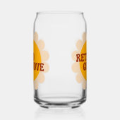 Rétro Groove Verre Peut (Droite)