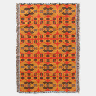 Retro Groovy 60's 70's Bubbles Patroon Deken