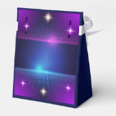 Retro Groovy 70s Disco Ball Verjaardagsfeest Bedankdoosjes (Achterkant)