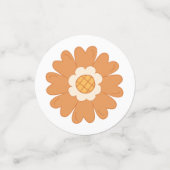 Retro groovy baby confetti (Kleine voorkant)