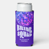 Retro Groovy Bachelorette Bruid Squad Bruidsmeisje (Seltzer Voorkant)