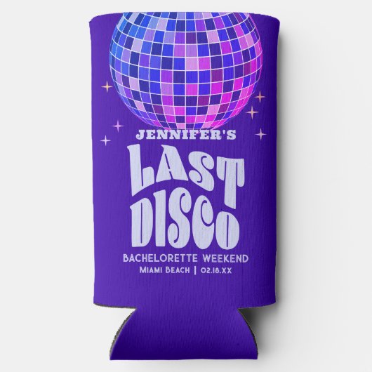 Retro Groovy Bachelorette Bruid Squad Bruidsmeisje (Achterkant)