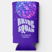 Retro Groovy Bachelorette Bruid Squad Bruidsmeisje (Voorkant)