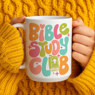 Retro Groovy Bijbelstudie Club Koffie Mok