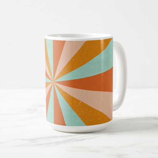 Retro Groovy Coffee Mok (Voorkant rechts)