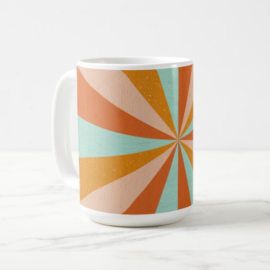 Retro Groovy Coffee Mok (Voorkant links)