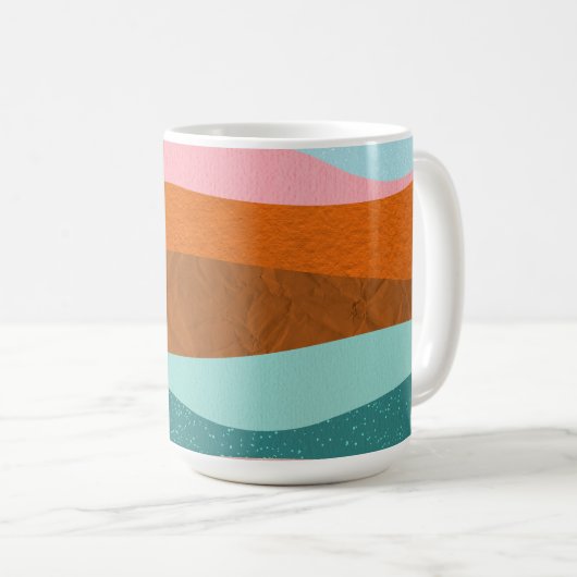 Retro Groovy Coffee Mok (Voorkant rechts)