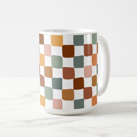 Retro Groovy Coffee Mok (Voorkant rechts)