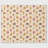 Retro Groovy Cool Cadeaupapier (Vlak)