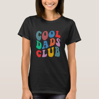 retro groovy Cool Dads Club blij vader s T-shirt