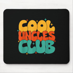 Retro Groovy Cool Ooms Club Grappige Nieuwe Oom Muismat