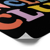 Retro Groovy Cool Uncles Club Smile Face Funny New Poster (Hoek)