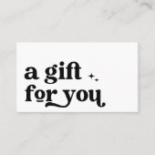 Retro Groovy Coupon Discount Kaart (Voorkant)