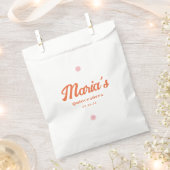 Retro Groovy Daisy Quinceanera Bedankzakje (Geknipt)