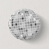Retro GROOVY Disco Ball Vrijgezellenfeest Ronde Button 3,2 Cm (Voorkant)