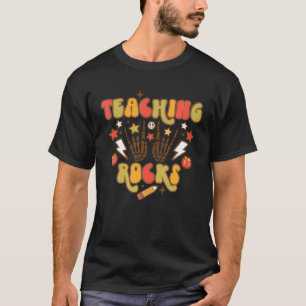 Retro Groovy-docent zet schimmelige leraar terug n T-shirt
