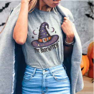 Retro Groovy Fun Witch Halloween Kostuum Vrouwen T-shirt
