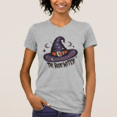 Retro Groovy Fun Witch Halloween Kostuum Vrouwen T-shirt (Voorkant)