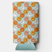 Retro groovy funny smile emoji Cooler (Achterkant)