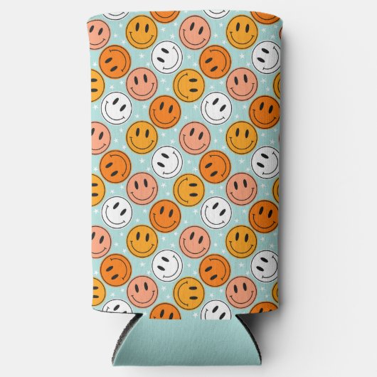Retro groovy funny smile emoji Cooler (Voorkant)